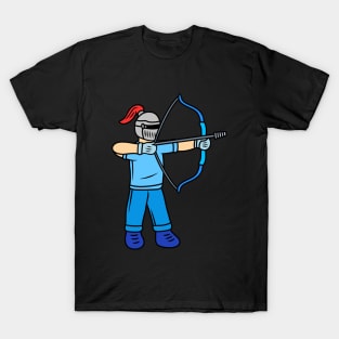 Cute cartoon knight archery T-Shirt